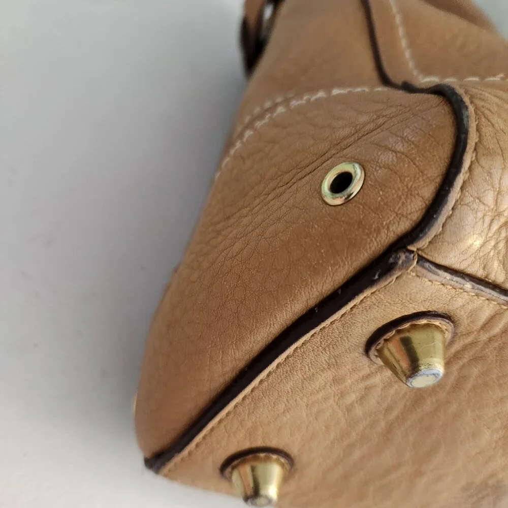 Euc Vintage Coach Hampton Leather Handbag Tote Bag Satchel